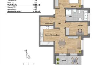 Wohnung kaufen in An Der Weilach, 86529 Schrobenhausen, Geräumige 3-Zi.-Wohnung mit Balkon
