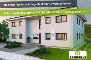 Anlageobjekt in 63683 Ortenberg, ️ Hochinteressantes Anlageprojekt Mehrparteienhaus 4 WE als Niedrigenergie-Neubau!