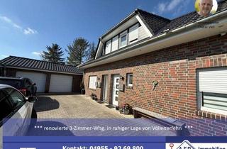 Wohnung mieten in 26810 Westoverledingen, ***Renovierte Dachgeschosswohnung in ruhiger Lage von Völlenerfehn*** ***sofort frei***
