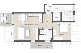 Penthouse mieten in Friedberger Straße 96, 61118 Bad Vilbel, Moderne 2-Zimmer-Penthouse Wohnung in gefragtem Neubau