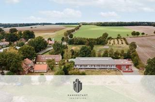 Gewerbeimmobilie kaufen in 29582 Hanstedt, Gewerbekomplex in Velgen (Hanstedt): Zwischen Lüneburg, Uelzen und Soltau