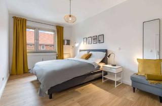 Immobilie mieten in 24114 Südfriedhof, Stilvolle 2-Zimmerwohnung in Kiel-Südfriedhof – vollständig möbliert