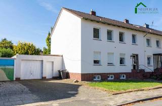 Reihenhaus kaufen in 49610 Quakenbrück, Quakenbrück - Vermietetes Zweifamilienhaus mit Garage und Garten in der Neustadt