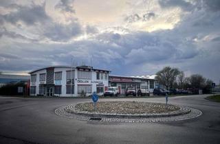 Gewerbeimmobilie kaufen in Hallesche Straße 21, 06686 Zorbau, Gewerbe- und Produktionshalle mit Wohnung zu verkaufen