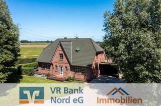 Haus kaufen in Rantrumer Straße, 25813 Südermarsch, Einmaliges Angebot: Neuwertiges EFH mit FeWo und Halle in Alleinlage nahe Husum/Nordsee