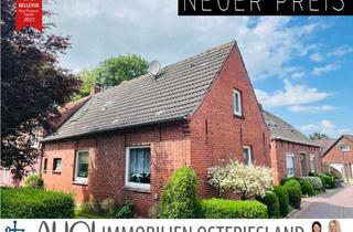 Einfamilienhaus kaufen in 26736 Krummhörn, Haus mit Potential! Sanierungsbedürftiges Einfamilienhaus mit kleinem Garten in malerischer Lage