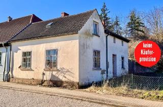 Haus kaufen in 17328 Penkun, Penkun - HORN IMMOBILIEN ++ RESERVIERT++kleines Haus mit kleinem Garten in Penkun, sanierungsbedürftig