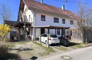 Doppelhaushälfte kaufen in 86865 Markt Wald, Charmante Doppelhaushälfte mit zwei Wohneinheiten, ausbaufähigem Dachgeschoss und Naturgarten