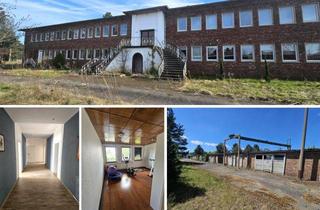 Geschäftslokal mieten in 04838 Laußig, Teilsan. Bestandsgebäude mit ca. 6.473 m² GS - gewerbl. Wohnen, Büro, gr. Einzel-Garagen