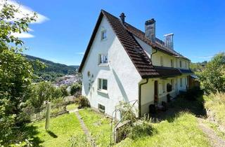 Doppelhaushälfte kaufen in 78120 Furtwangen, Furtwangen von oben – Wohnen mit spektakulärer Aussicht