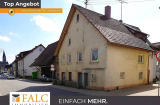 Doppelhaushälfte kaufen in 74252 Massenbachhausen, Rohdiamant mit Potenzial: Sanierungsbedürftige Doppelhaushälfte - FALC Immobilien Heilbronn
