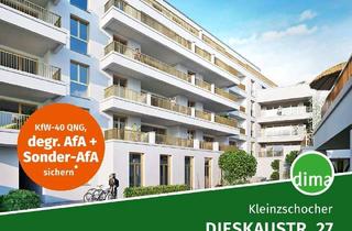 Wohnung kaufen in Dieskaustraße 27, 04229 Kleinzschocher, KfW-40-Neubau mit QNG am Volkspark! Traum-Wohnung mit großer Süd-Loggia, 2 Bädern, HWR, Lift u.v.m.