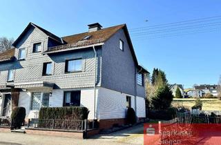 Doppelhaushälfte kaufen in 57271 Hilchenbach, Gepflegte Doppelhaushälfte mit separatem ausbaufähigem Garagengebäude