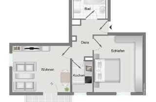 Anlageobjekt in 86836 Graben, 2-Zimmerwohnung mit Charme in Graben zu kaufen