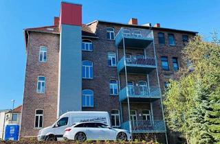 Wohnung mieten in Bahnhofstraße, 37269 Eschwege, Große Altbauwohnung nach Sanierung mit Aufzug, zwei Balkonen und Garten