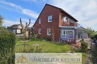 Haus kaufen in 27299 Langwedel, 1-2 Fam.-Haus mit viel Platz über drei Etagen, Sonnenterrasse & Balkon, div. Garagen & Werkstatt
