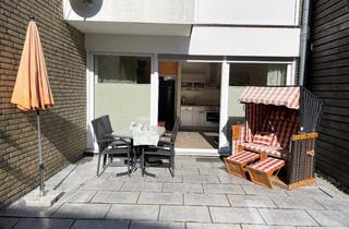 Wohnung kaufen in 26434 Wangerland, Hooksiel - Erdgeschosswohnung mit kleinem Südgarten, komplett ausgestattet, super Vermietungszahlen!