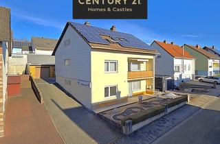 Haus kaufen in Mozartstraße 23, 66987 Thaleischweiler-Fröschen, Attraktives 1 - 2 FH. mit möglicher ELW, Doppelgarage, Doppelcarport, Garten und Balkonen in Toplage