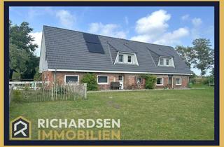 Einfamilienhaus kaufen in Humptruper Straße 14, 25923 Uphusum, Modernisiertes Einfamilienhaus mit Einliegerwohnung in ruhiger Ortsrandlage in 25923 Uphusum