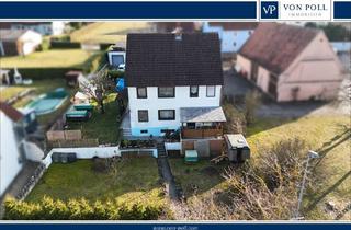 Haus kaufen in 91639 Wolframs-Eschenbach, Wolframs-Eschenbach - Geräumiges Zweifamilienhaus mit großem Garten, renovierter EG Wohnung und toller Raumaufteilung