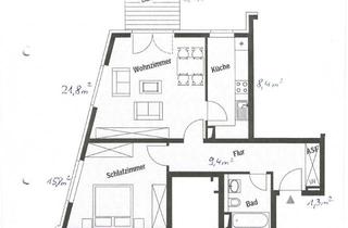 Wohnung mieten in 61381 Friedrichsdorf, Schöne und vollständig renovierte 2-Raum-Wohnung mit Balkon und Einbauküche in Friedrichsdorf