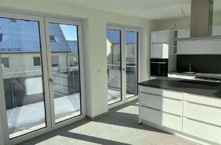 Wohnung mieten in 35423 Lich, Exklusive 3-Zimmer-Maisonette-Wohnung mit luxuriöser Innenausstattung mit Balkon und EBK in Lich