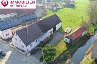 Einfamilienhaus kaufen in Johannesstraße 10, 89435 Finningen, Familien und Pferdeliebhaber aufgepasst! Einfamilienhaus mit Stadel, Garagen und angrenzender Wiese!