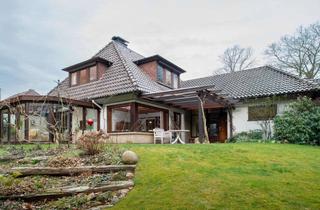 Einfamilienhaus kaufen in Wellener Straße 23, 27616 Beverstedt, Repräsentatives stilvolles Einfamilienhaus m. Wintergarten. u. Geschäftsanteil, großes Grundstück