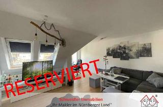 Wohnung kaufen in 90556 Cadolzburg, Kapitalanlage gesucht? Schöne 2-Zimmer-Balkon-Wohnung im Dachgeschoss mit Stellplatz in Cadolzburg