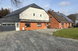 Haus kaufen in 25926 Karlum, Ländlicher Charme trifft moderne Technik - Resthofidylle mit Einliegerwohnung in Alleinlage