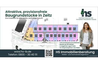 Grundstück zu kaufen in Friedensstraße, 06712 Zeitz, PROVISIONSFREI: Baugrundstücke in Zeitz ab 100 EUR/qm
