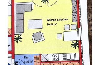 Wohnung mieten in Am Kreuz, 67133 Maxdorf, Geschmackvolle 2-Raum-Dachgeschosswohnung mit Dachterrasse