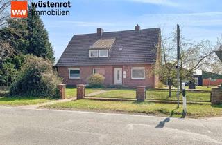 Einfamilienhaus kaufen in 49843 Halle, Einfamilienhaus mit großem Grundstück , geteilt als Bauland