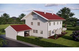 Doppelhaushälfte kaufen in 83098 Brannenburg, Stilvoll - Elegant - Ruhige WohnlageNeubau - Doppelhaushäfte als Ausbauvariante