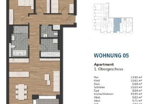 Wohnung kaufen in 26382 Wilhelmshaven, Havencity – Modernes Wohnen am Südstrand WE5 - Steuersparmodell