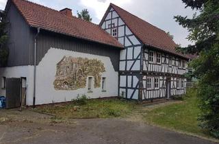 Haus kaufen in 36414 Unterbreizbach, Unterbreizbach - Fachwerkhaus mit Großem Grundstück zu verkaufen, Provisionsfrei!