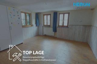 Doppelhaushälfte kaufen in 71729 Erdmannhausen, TOP LAGE - Renovierungsbedürftige Doppelhaushälfte in Erdmannhausen