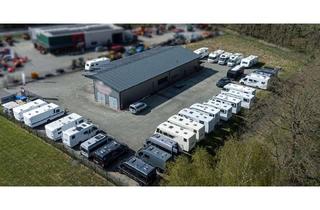 Gewerbeimmobilie kaufen in 26670 Uplengen, Warmhalle aus 2013 mit Büroräumen, Werkstattflächen, Photovoltaik und einem zusätzlichen Bauplatz