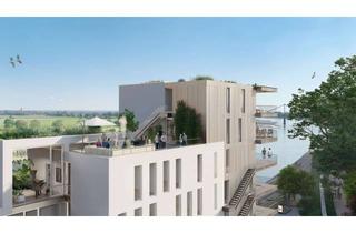 Penthouse kaufen in Am Zollhof 22, 47829 Uerdingen, WE A2.11 -Penthouse-Maisonette-Wohnung im Rheinblick Krefeld mit 191m²