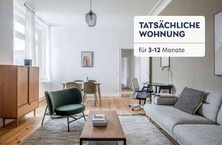 Immobilie mieten in Paul-Robeson-Straße 43, 10439 Prenzlauer Berg, Wunderschöne 3-Zimmer-Wohnung mit Aufzug im begehrten Prenzlauer Berg - voll möbliert