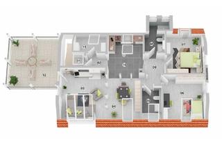 Wohnung kaufen in 42489 Wülfrath, 4 Zimmer - Terrasse - Kernsaniert
