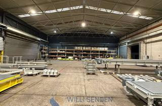 Gewerbeimmobilie mieten in 52349 Düren, Moderne, Isolierte Industriehalle mit Bahnanschluss // zwei Deckenlaufkrane//LED Licht und neuer El