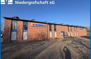 Gewerbeimmobilie kaufen in Sachsenstraße, 48529 Nordhorn, Großzügige Halle mit Ausstellungsraum und Werkstatt
