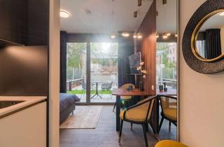 Wohnung mieten in Kiefholzstraße 22, 12435 Berlin, Hochwertig möbliertes Single-Apartment mit Gartenterrasse