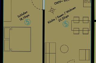 Wohnung mieten in Hellbrookkamp, 22177 Hamburg, Neubauwohnung mit Terasse und EBK: 2-Zimmer-Erdgeschosswohnung