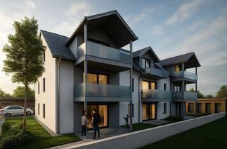 Wohnung kaufen in Am Blaichberg, 84183 Niederviehbach, Moderne Eigentumswohnung nach KfW 40 QNG – Stilvoll, nachhaltig, zukunftssicher