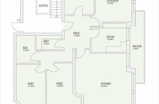 Wohnung mieten in Theresia-Gerhardinger-Straße 13, 85737 Ismaning, Geschmackvolle und helle 4-Zimmer-Wohnung mit 2 Balkonen in ruhiger Lage in Ismaning