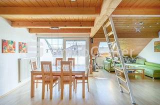 Wohnung kaufen in 76661 Philippsburg, Philippsburg - Wohnen über den Dächern: 3-Zimmer-Dachgeschosswohnung mit sonniger Dachloggia