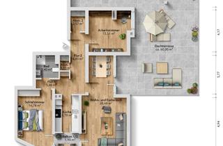 Wohnung kaufen in 61462 Königstein, Stilvolles Wohnen in Königstein im Taunus: 3-Zimmer-Wohnung mit Dachterrasse und Balkon