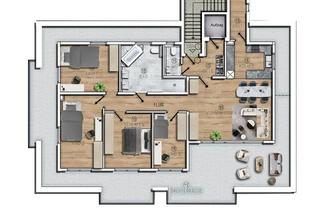 Penthouse kaufen in Neipperger Straße 14 + 14/1, 74193 Schwaigern, Penthouse-Paradies – großzügig, elegant, außergewöhnlich (Wo.15)